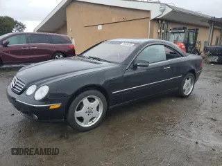 2002 Mercedes-Benz CL 500/600 with VIN WDBPJ75J52A027910, listed as a Copart auction lot 80336324 with 179,024 mi miles and Salvage Title. Bid and sale history available at DreamBid. Image 1.