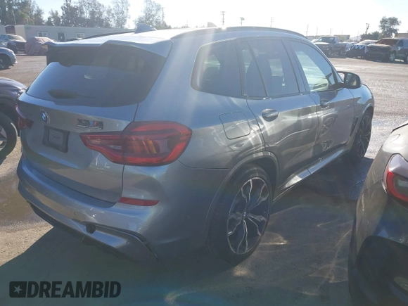 2020 BMW X3 M Competition with VIN 5YMTS0C03LLA57759, listed as a IAAI auction lot 41126676 with 31,969 mi miles and . Bid and sale history available at DreamBid. Image 4.