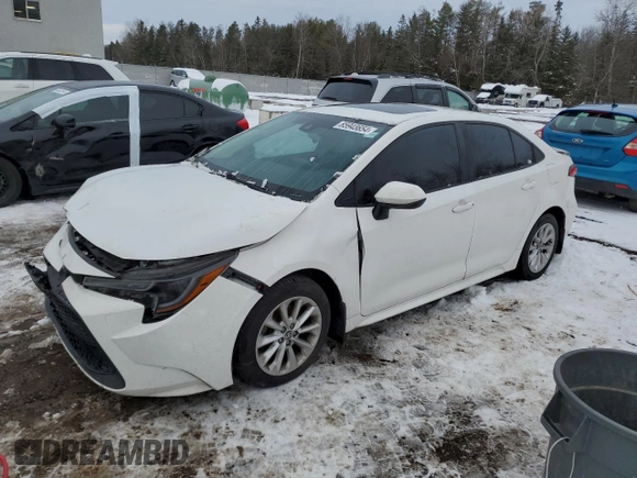 2021 Toyota Corolla L with VIN 5YFBPMBE9MP251261, listed as a Copart auction lot 85943654 with 101,151 mi miles and Salvage Title. Bid and sale history available at carsss.com. Image 1.