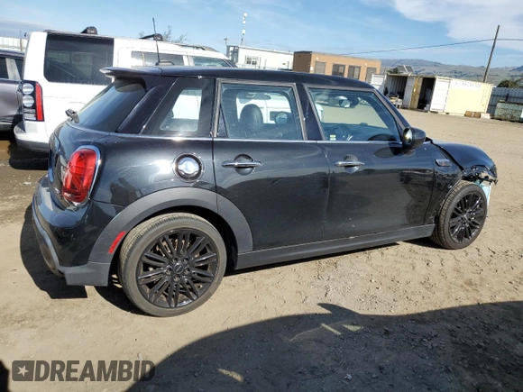 2023 MINI Hardtop 4 Door Cooper S with VIN WMW53DK06P2S83548, listed as a Copart auction lot 45999985 with 31,697 mi miles and Salvage title. Bid and sale history available at DreamBid. Image 3.