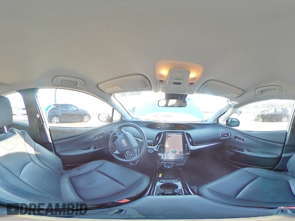 2020 Toyota Prius LE with VIN JTDKARFPXL3122480, listed as a Copart auction lot 46857165 with 55,955 mi miles and Salvage Title. Bid and sale history available at DreamBid. Image 15.