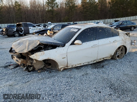 2008 BMW 3 Series 335i with VIN WBAVB77508NM06155, listed as a Copart auction lot 88689615 with 0 mi miles and Salvage Title. Bid and sale history available at carsss.com. Image 1.