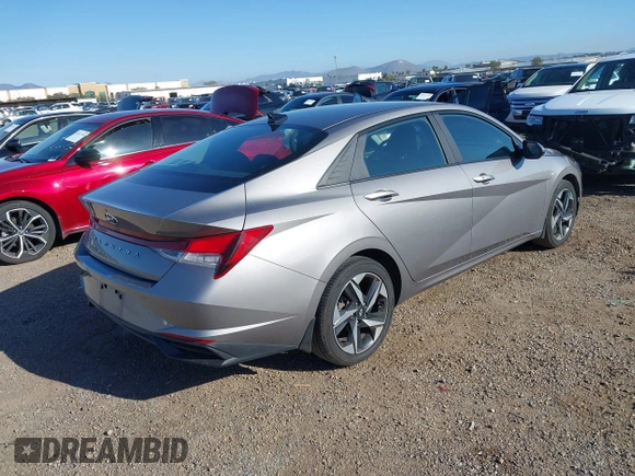 2023 Hyundai Elantra SEL with VIN KMHLS4AG8PU446678, listed as a IAAI auction lot 41826226 with 80,110 mi miles and . Bid and sale history available at DreamBid. Image 4.