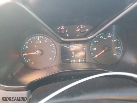 2020 Chevrolet Colorado 2WD Work Truck with VIN 1GCGSBEA9L1100733, listed as a Copart auction lot 43152125 with 61,713 mi miles and Salvage Title. Bid and sale history available at carsss.com. Image 9.