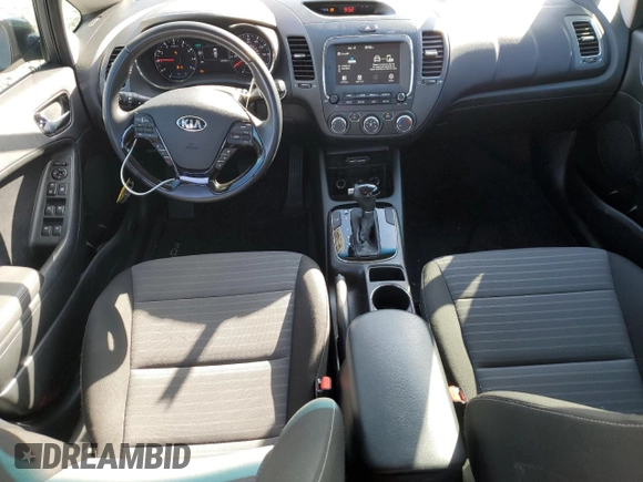 2017 Kia Forte S with VIN 3KPFL4A77HE123916, listed as a Copart auction lot 50383145 with 90,383 mi miles and Salvage Title. Bid and sale history available at DreamBid. Image 8.
