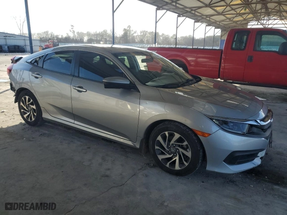 2016 Honda Civic Sedan EX with VIN 19XFC2F74GE032954, listed as a Copart auction lot 45344275 with 125,016 mi miles and Salvage Title. Bid and sale history available at carsss.com. Image 4.