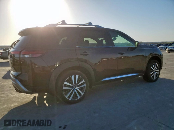 2022 Nissan Pathfinder Platinum z VIN 5N1DR3DK3NC264206, wystawiony jako Copart lot #48926535 z przebiegiem 251 456 mil mil oraz Czysty tytuł • Clean title. Historia ofert i sprzedaży dostępna na DreamBid. Obrazek 3.