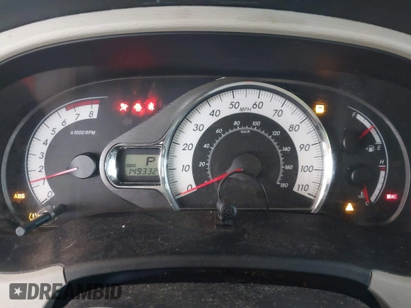 2011 Toyota Sienna SE with VIN 5TDXK3DC0BS060424, listed as a IAAI auction lot 41895621 with 149,332 mi miles. Bid and sale history available at carsss.com. Image 7.