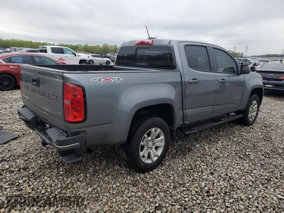2021 Chevrolet Colorado 4WD LT z VIN 1GCGTCEN0M1297640, wystawiony jako Copart lot #51104065 z przebiegiem 34 641 mil mil oraz Szkoda całkowita • Salvage title. Historia ofert i sprzedaży dostępna na DreamBid. Obrazek 3.