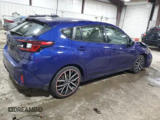 2024 Subaru Impreza Sport with VIN JF1GUAFC4R8292833, listed as a Copart auction lot 82522884 with 13,697 mi miles and Salvage Title. Bid and sale history available at carsss.com. Image 3.