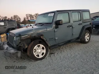 2015 Jeep Wrangler Unlimited Sport RHD with VIN 1C4BJWKG9FL599488, listed as a Copart auction lot 77601234 with 153,375 mi miles and Salvage title. Bid and sale history available at DreamBid. Image 1.