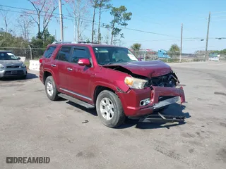 2010 Toyota 4Runner SR5 with VIN JTEZU5JR6A5012319, listed as a IAAI auction lot 41555076 with 161,947 mi miles. Bid and sale history available at carsss.com. Image 1.