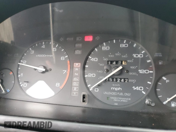 1995 Honda Accord LX with VIN JHMCD5632SC061723, listed as a Copart auction lot 79943104 with 251,242 mi miles and Salvage Title. Bid and sale history available at carsss.com. Image 9.