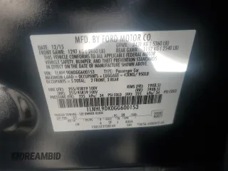 2016 Lincoln MKS z VIN 1LNHL9DK0GG600153, wystawiony jako Copart lot #41561325 z przebiegiem 71 909 mil mil oraz Szkoda całkowita • Salvage title. Historia ofert i sprzedaży dostępna na DreamBid. Obrazek 12.