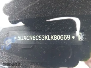 2019 BMW X5 xDrive40i with VIN 5UXCR6C53KLK80669, listed as a IAAI auction lot 41855301 with 60,290 mi miles. Bid and sale history available at carsss.com. Image 17.