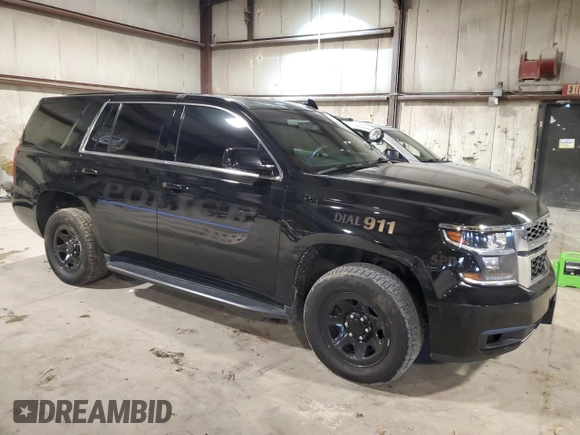 2018 Chevrolet Tahoe Commercial z VIN 1GNSKDEC6JR360262, wystawiony jako Copart lot #78961804 z przebiegiem 45 075 mil mil oraz Szkoda całkowita • Salvage title. Historia ofert i sprzedaży dostępna na DreamBid. Obrazek 4.