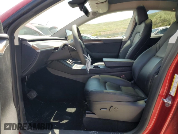 2024 Tesla Model Y Long Range с VIN 7SAYGDEE2RF988958, выставлен на аукционе Copart как лот 58066795 с пробегом 26 356 миль миль и Списание • Salvage title. История ставок и продаж доступна на DreamBid. Изображение 7.