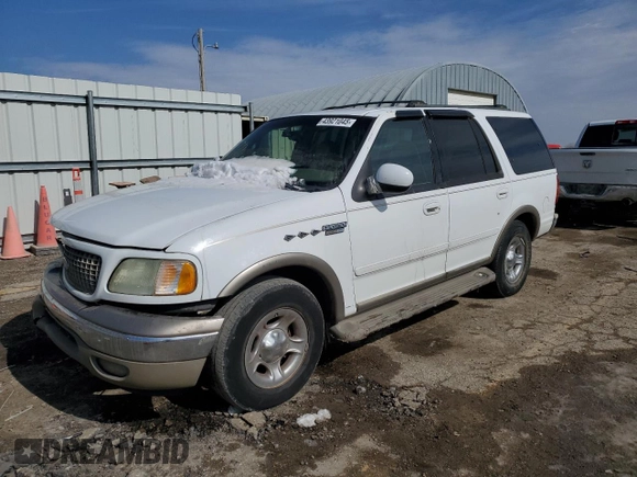 2002 Ford Expedition Eddie Bauer z VIN 1FMRU17L32LA35548, wystawiony jako Copart lot #48061335 z przebiegiem Nie podano mil oraz Szkoda całkowita • Salvage title. Historia ofert i sprzedaży dostępna na DreamBid. Obrazek 1.