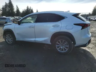 2021 Lexus NX with VIN JTJDJRDZXM2166755, listed as a Copart auction lot 44252825 with 57,518 mi miles and Salvage Title. Bid and sale history available at carsss.com. Image 2.