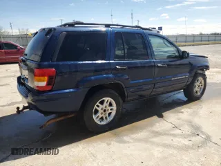 2004 Jeep Grand Cherokee Laredo with VIN 1J4GW48S24C343496, listed as a Copart auction lot 51631915 with 186,216 mi miles and Salvage Title. Bid and sale history available at carsss.com. Image 3.
