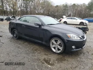 2012 Lexus IS 250 C with VIN JTHFF2C28C2522934, listed as a Copart auction lot 49918695 with 109,595 mi miles and Salvage title. Bid and sale history available at DreamBid. Image 4.