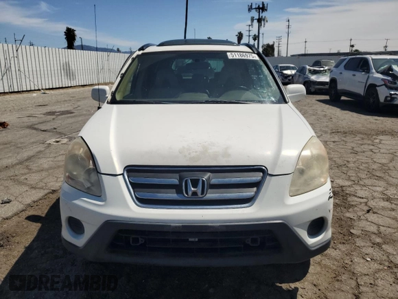 2005 Honda CR-V EX SE with VIN JHLRD78975C019872, listed as a Copart auction lot 51186975 with 159,569 mi miles and Salvage Title. Bid and sale history available at DreamBid. Image 5.