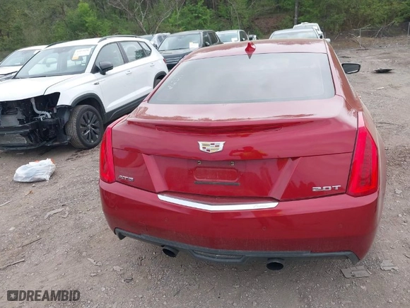 2015 Cadillac ATS Coupe Luxury RWD with VIN 1G6AB1RX5F0112969, listed as a IAAI auction lot 41891868 with NaN miles. Bid and sale history available at carsss.com. Image 16.