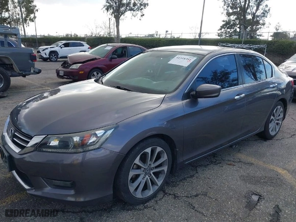 2014 Honda Accord Sedan Sport with VIN 1HGCR2F51EA127781, listed as a IAAI auction lot 41518351 with 156,630 mi miles. Bid and sale history available at carsss.com. Image 2.