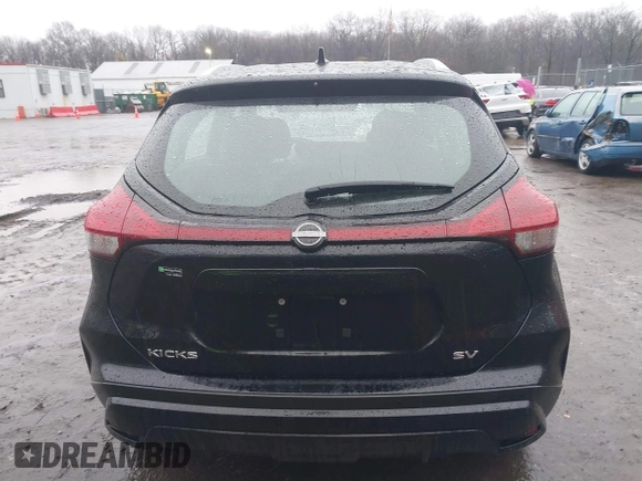 2022 Nissan Kicks SV with VIN 3N1CP5CV4NL500799, listed as a IAAI auction lot 41520212 with 59,507 mi miles. Bid and sale history available at carsss.com. Image 15.