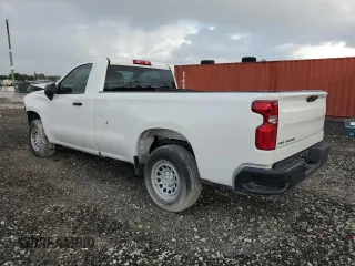 2021 Chevrolet Silverado 1500 Work Truck with VIN 3GCNWAEH7MG172990, listed as a Copart auction lot 41443265 with 27,921 mi miles and Non Repairable. Bid and sale history available at carsss.com. Image 2.