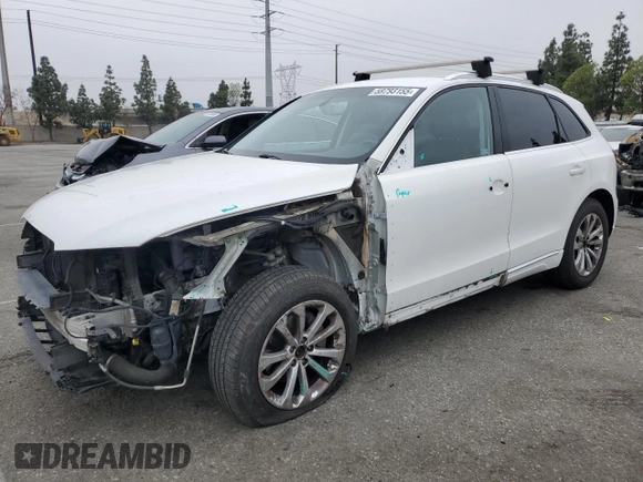 2015 Audi Q5 Premium with VIN WA1CFAFPXFA065733, listed as a Copart auction lot 59793155 with 133,803 mi miles and Salvage title. Bid and sale history available at DreamBid. Image 1.