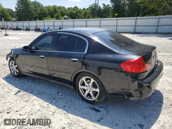 2004 Infiniti G35 w/Leather with VIN JNKCV51E64M110490, listed as a Copart auction lot 63454464 with 276,137 mi miles and Salvage Title. Bid and sale history available at DreamBid. Image 2.