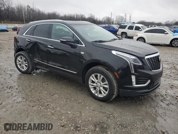 2020 Cadillac XT5 Luxury FWD with VIN 1GYKNAR4XLZ211593, listed as a Copart auction lot 42972775 with 23,813 mi miles and Salvage title. Bid and sale history available at DreamBid. Image 4.