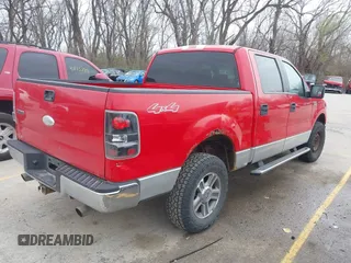 2007 Ford F-150 XLT with VIN 1FTPW14V07FA39932, listed as a IAAI auction lot 41871682 with 181,923 mi miles. Bid and sale history available at carsss.com. Image 4.