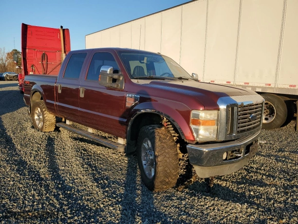 2009 Ford Super Duty F-250 SRW XL with VIN 1FTSW21R79EA16583, listed as a Copart auction lot 45844485 with 206,762 mi miles and Salvage Title. Bid and sale history available at carsss.com. Image 4.