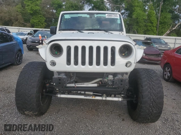 2016 Jeep Wrangler Unlimited Sport with VIN 1C4HJWDG1GL185985, listed as a Copart auction lot 49997255 with 144,549 mi miles and Salvage title. Bid and sale history available at DreamBid. Image 5.