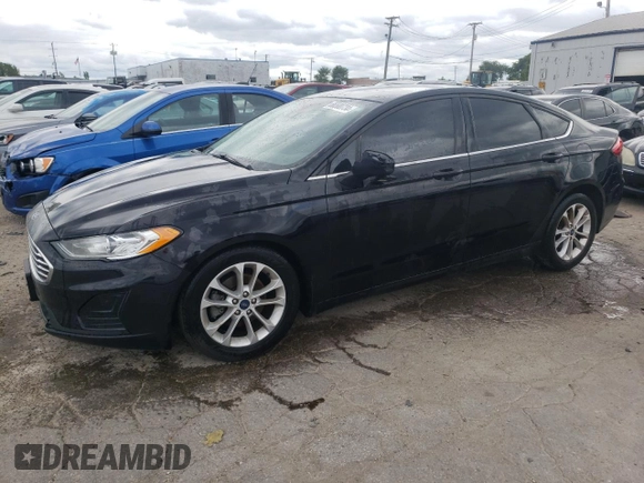2020 Ford Fusion SE with VIN 3FA6P0HD0LR214560, listed as a Copart auction lot 66500734 with 90,669 mi miles and Salvage title. Bid and sale history available at DreamBid. Image 1.