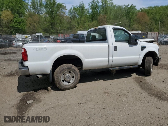 2010 Ford F-250 XL with VIN 1FTNF2B51AEA11666, listed as a Copart auction lot 53383055 with 79,920 mi miles and Salvage title. Bid and sale history available at DreamBid. Image 3.