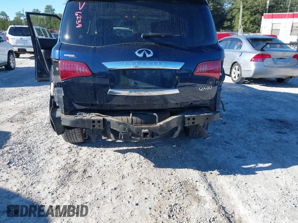 2017 Infiniti QX80 with VIN JN8AZ2NE8H9152064, listed as a IAAI auction lot 41356239 with 100,747 mi miles and . Bid and sale history available at DreamBid. Image 6.