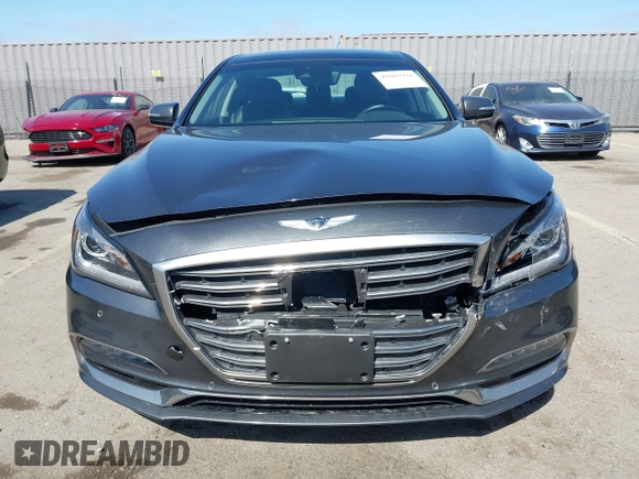 2018 Genesis G80 3.8L with VIN KMHGN4JEXJU266505, listed as a IAAI auction lot 42087994 with 58,251 mi miles and . Bid and sale history available at DreamBid. Image 12.