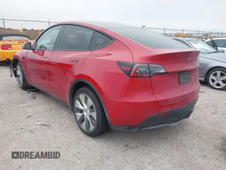 2023 Tesla Model Y Long Range with VIN 7SAYGDEE6PA027497, listed as a IAAI auction lot 41491072 with 24,962 mi miles and . Bid and sale history available at DreamBid. Image 3.
