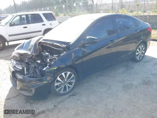 2017 Hyundai Accent SE with VIN KMHCT4AE9HU358106, listed as a IAAI auction lot 41693466 with 97,879 mi miles. Bid and sale history available at carsss.com. Image 2.