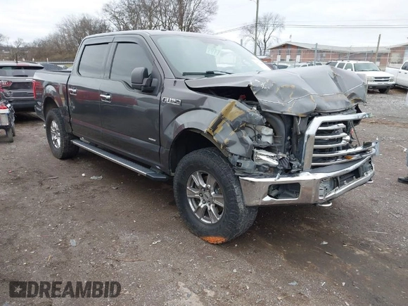 2015 Ford F-150 XLT with VIN 1FTEW1EG7FKE80275, listed as a IAAI auction lot 41721445 with 145,284 mi miles. Bid and sale history available at carsss.com. Image 1.
