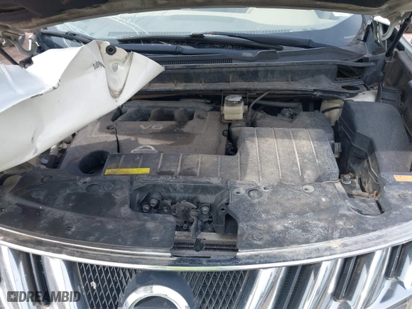 2010 Nissan Murano LE with VIN JN8AZ1MW9AW136533, listed as a IAAI auction lot 41848970 with 1 mi miles. Bid and sale history available at carsss.com. Image 10.
