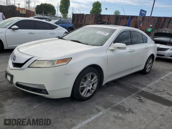 2010 Acura TL Tech with VIN 19UUA8F56AA017687, listed as a Copart auction lot 53167855 with 192,862 mi miles and Salvage Title. Bid and sale history available at carsss.com. Image 1.