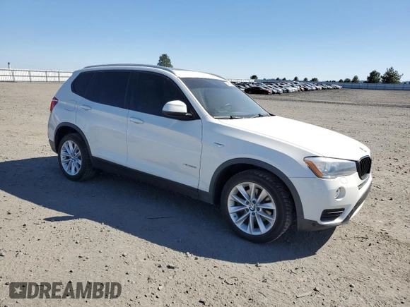 2016 BMW X3 xDrive28i with VIN 5UXWX9C54G0D91411, listed as a Copart auction lot 53906295 with 103,042 mi miles and Salvage Title. Bid and sale history available at DreamBid. Image 4.