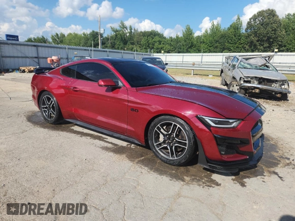 2017 Ford Mustang GT with VIN 1FA6P8CFXH5339549, listed as a Copart auction lot 64950075 with 80,465 mi miles and Non repairable. Bid and sale history available at DreamBid. Image 4.