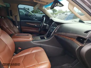 2015 Cadillac Escalade Premium with VIN 1GYS4NKJ3FR652092, listed as a Copart auction lot 48713832 with 0 mi miles and Salvage Title. Bid and sale history available at carsss.com. Image 5.