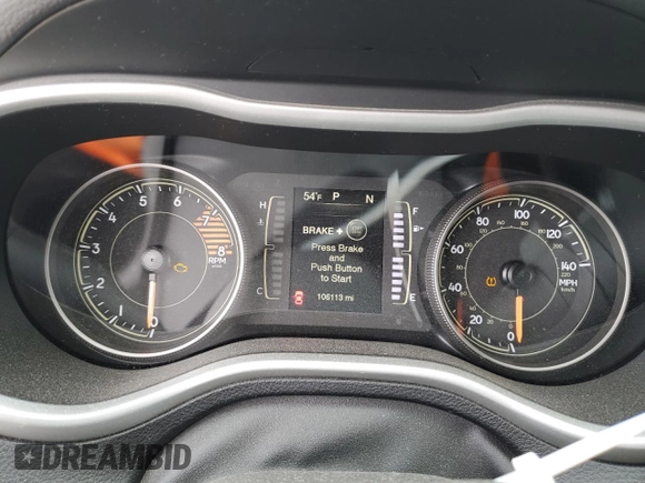 2018 Jeep Cherokee Latitude Plus with VIN 1C4PJMLX6JD515882, listed as a Copart auction lot 46946445 with 106,113 mi miles and Salvage Title. Bid and sale history available at DreamBid. Image 9.