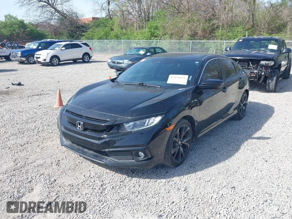2019 Honda Civic Sport with VIN 19XFC2F86KE045495, listed as a IAAI auction lot 42074631 with 52,864 mi miles and . Bid and sale history available at DreamBid. Image 19.